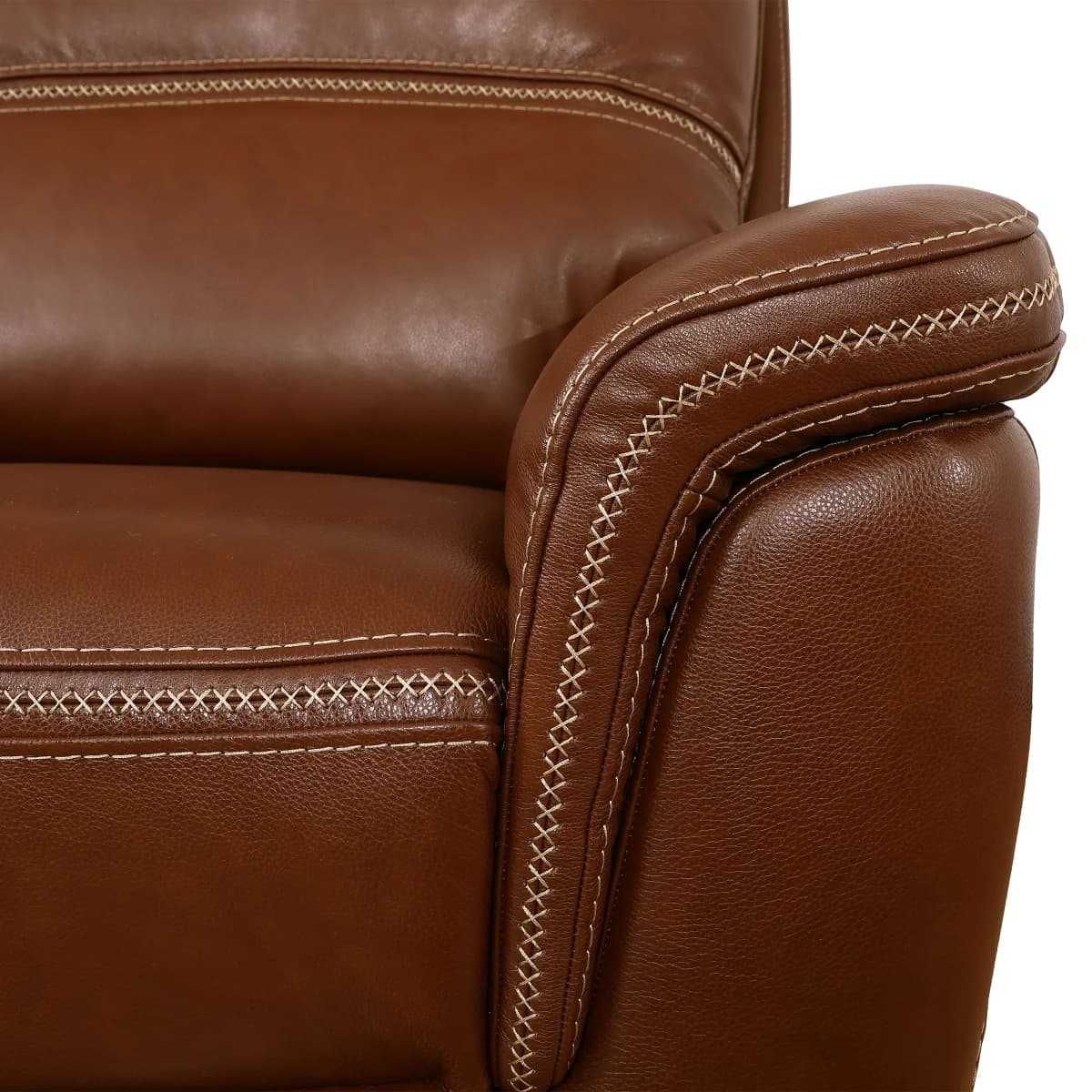 Oliver Leather Power Reclining Sofa with Power Headrests image 5