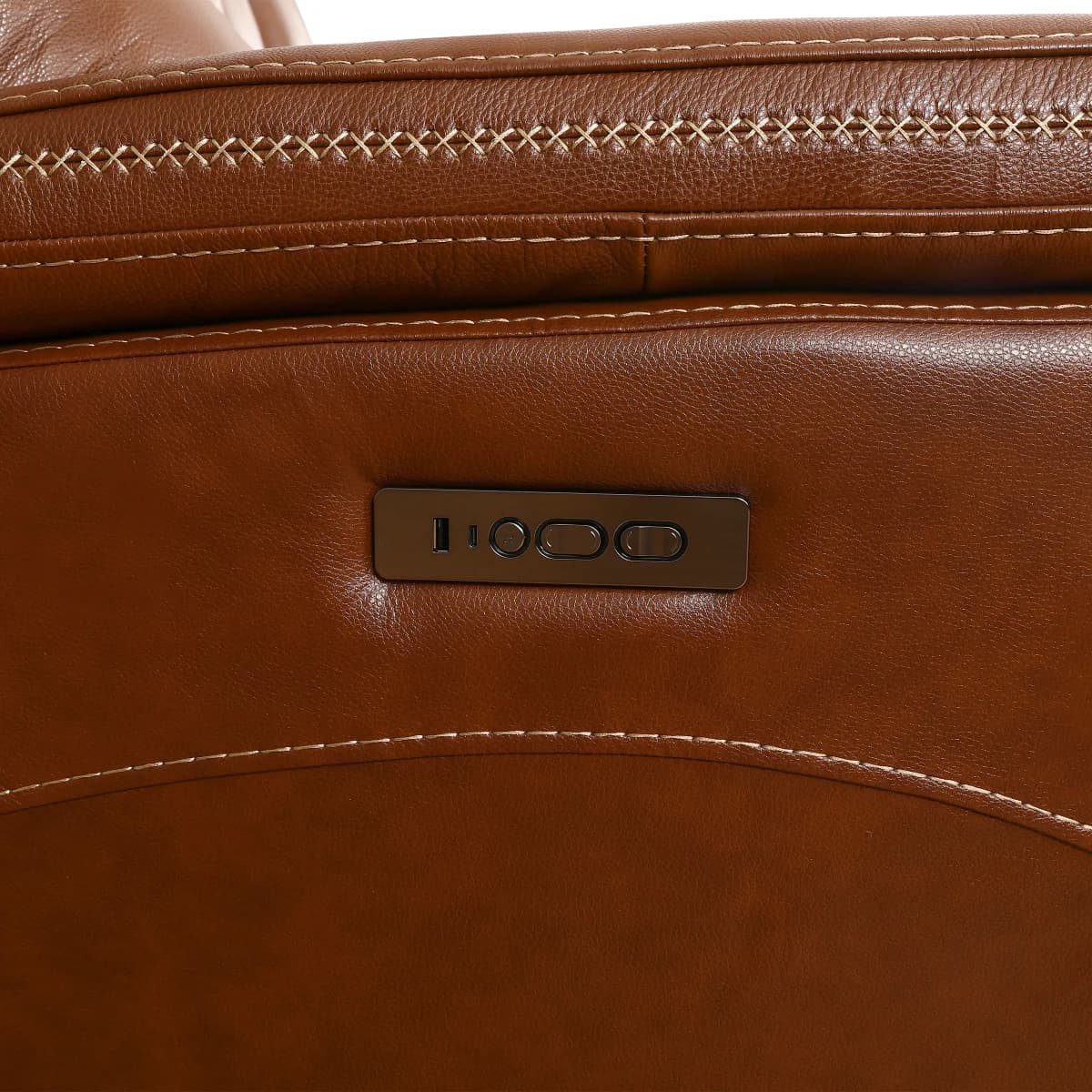 Oliver Leather Power Reclining Sofa with Power Headrests image 6