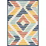 nuLOOM Brinn Geometric Striped Indoor/Outdoor Area Rug, 5x8, Blue image 3