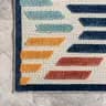 nuLOOM Brinn Geometric Striped Indoor/Outdoor Area Rug, 5x8, Blue image 5