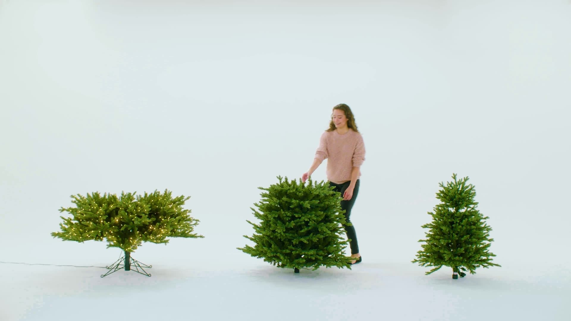 7.5ft Slim Radiant Micro LED Christmas Tree image 3