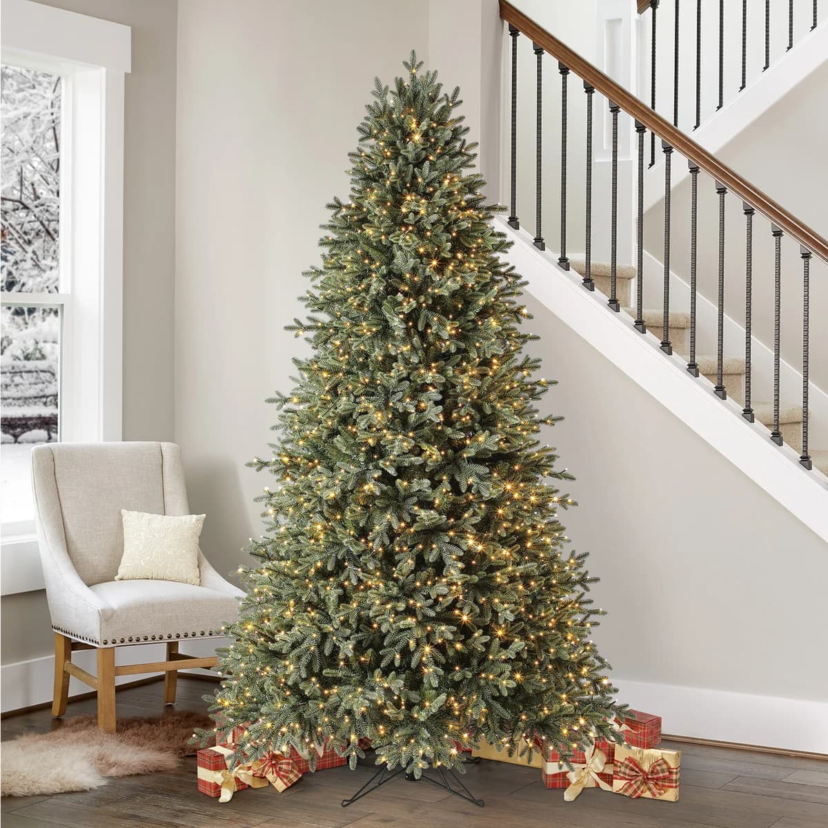 7.5ft Slim Radiant Micro LED Christmas Tree image 9