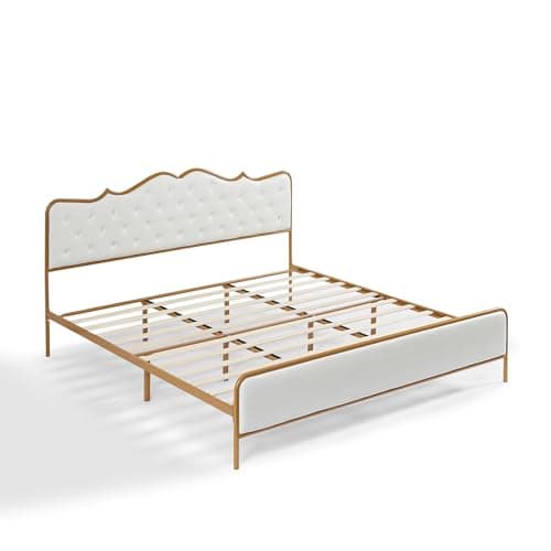 Dolonm King Size Classic Buckle Backrest Platform Bed Frame image 6