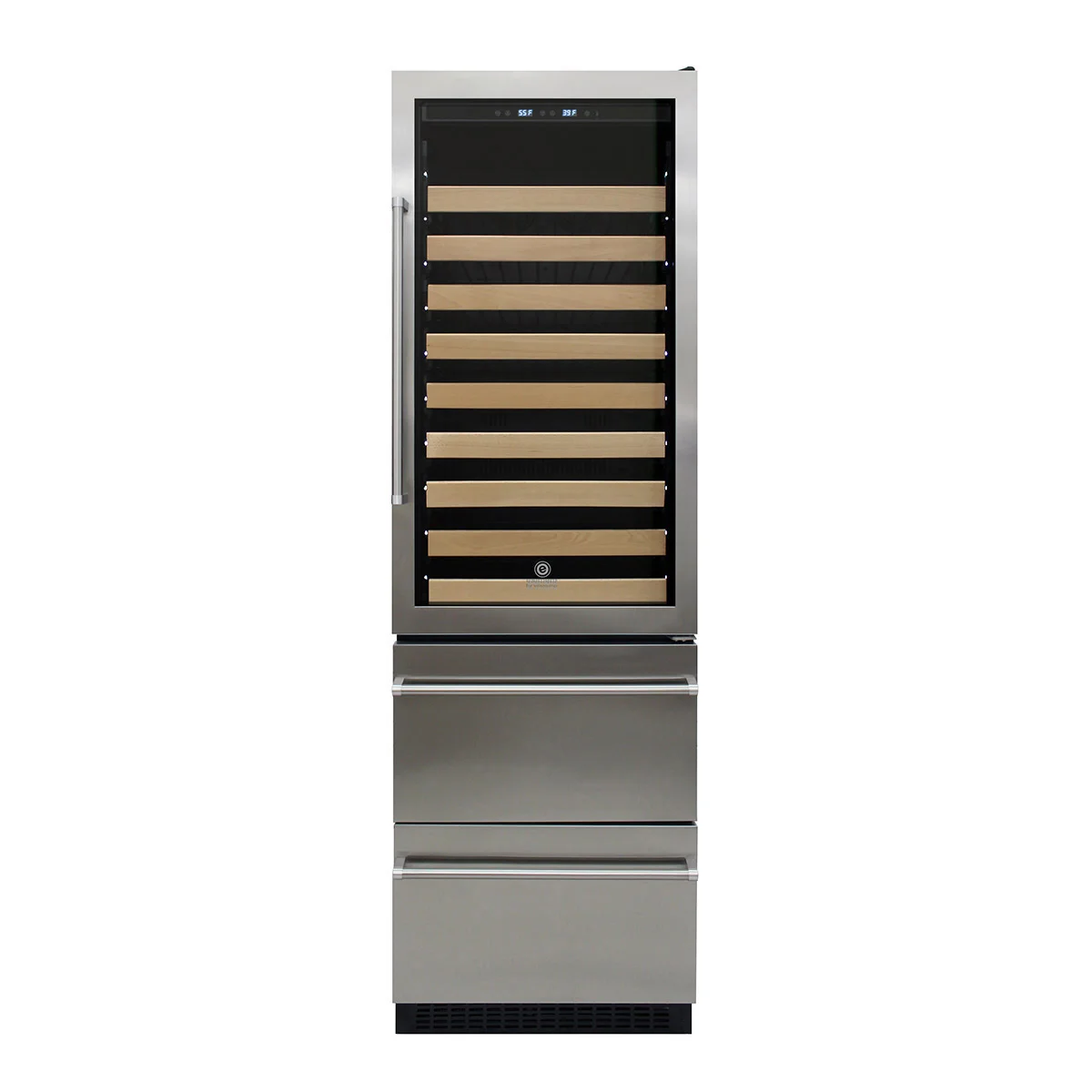 Vinotemp 108-Bottle Wine Cooler with Left Hinge (EL-BWC108SS-L)
