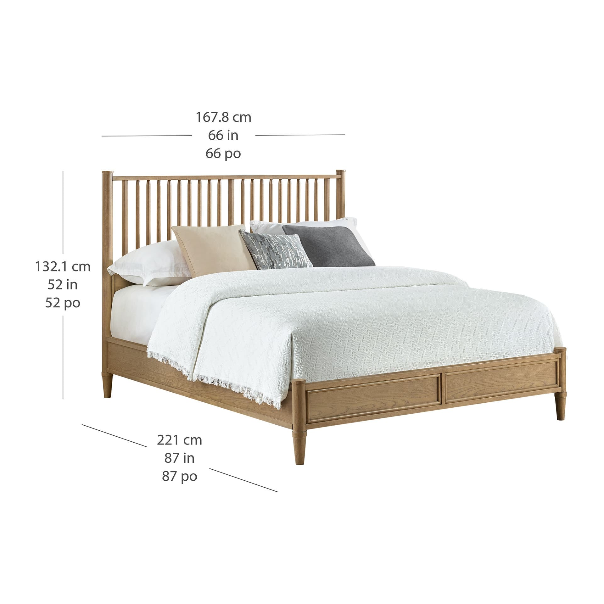 Foremost Home Belmont Bed, Queen image 3