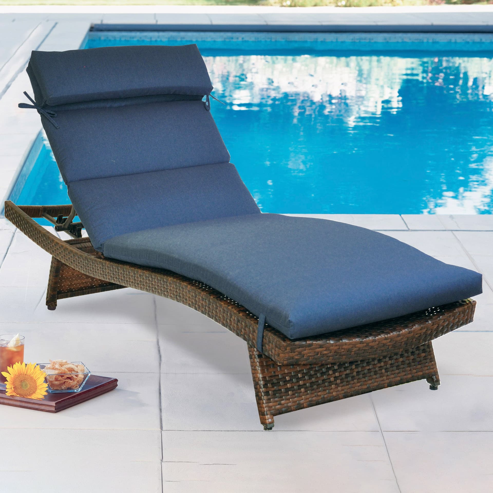 Pk Ssn Blue Chaise Lounge image 2