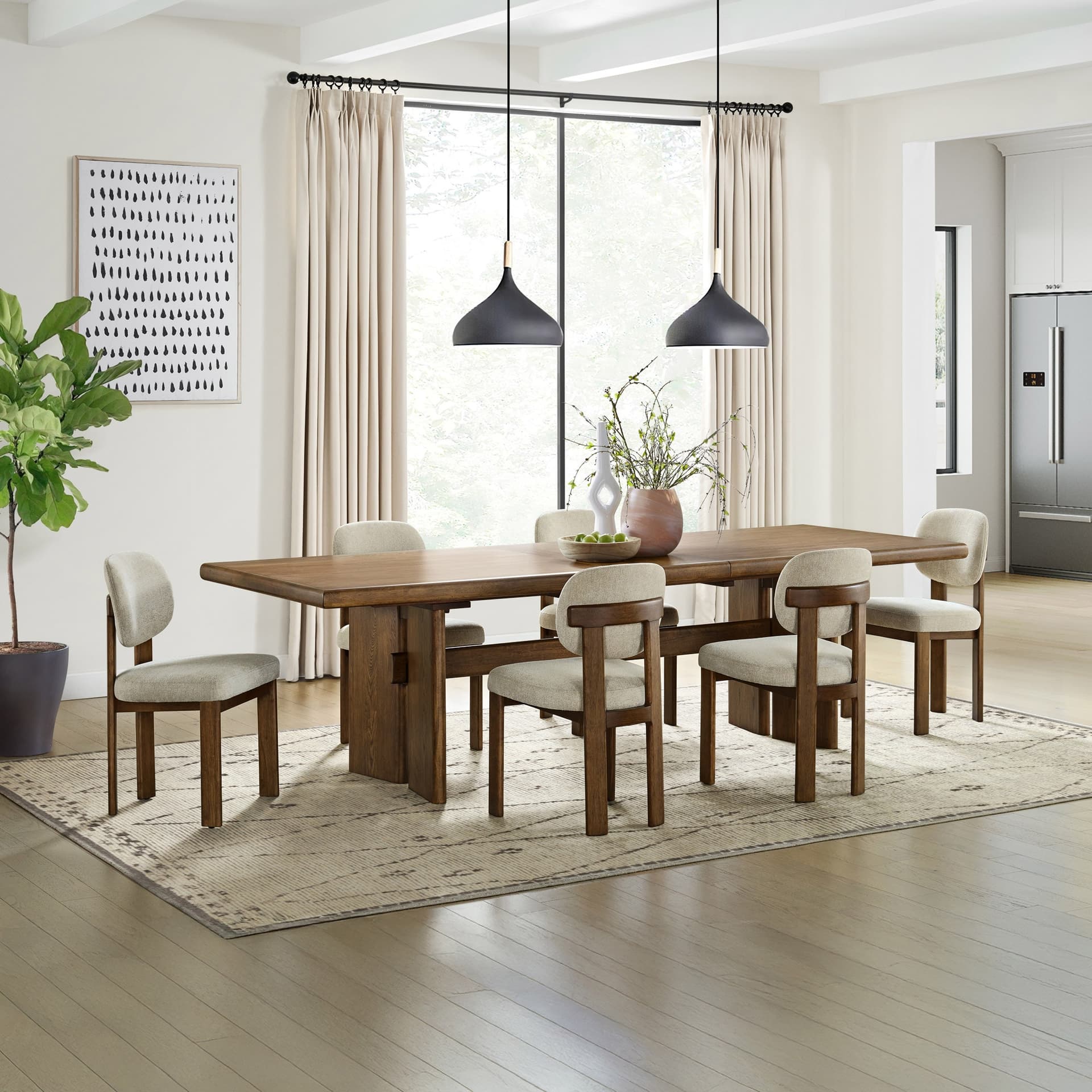 Trivoli Dining Table and 6 Chairs
