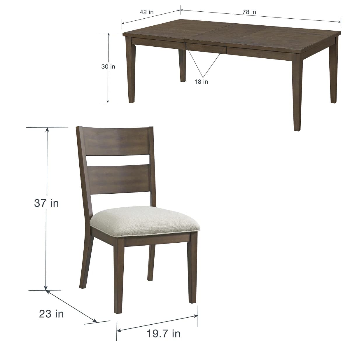 Cortland 7-piece Dining Table Set image 2