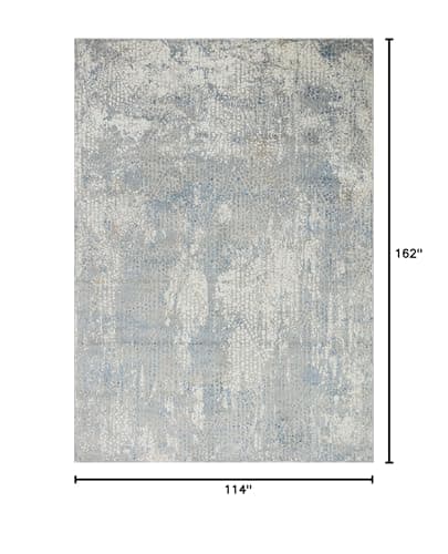 Pasargad Home Turkish Stella Design Power-Loomed Beige/L. Grey Abstract Area Rug- 9' 6'' X 13' 6'' image 3