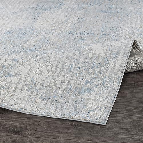 Pasargad Home Turkish Stella Design Power-Loomed Beige/L. Grey Abstract Area Rug- 9' 6'' X 13' 6'' image 6