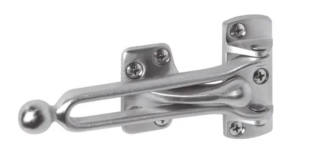 Swing Bar Lock with Edge Guard in Satin Nickel image 2
