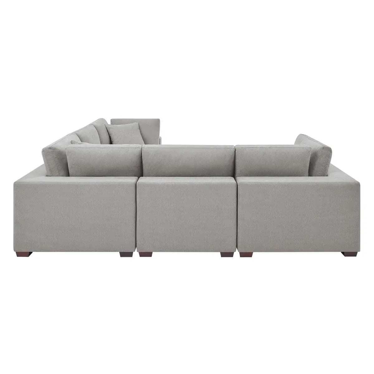 Thomasville Lowell 6-piece Modular Sectional, Light Gray image 4