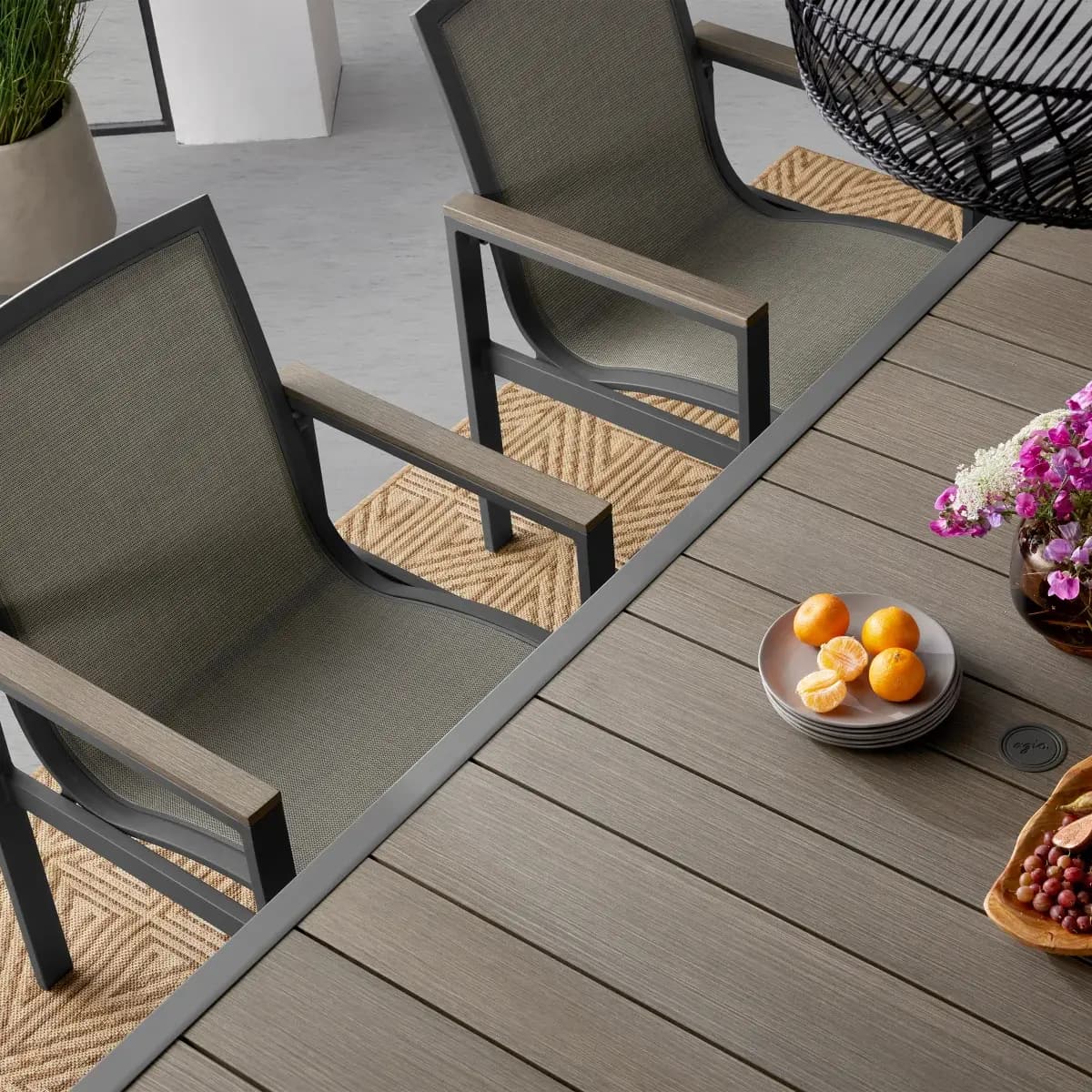 Agio Maricopa 7 Piece Sling Dining Set + Cover image 2
