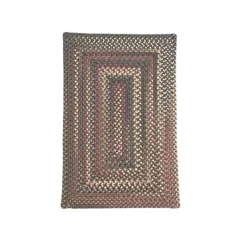 Colonial Mills Durban Braided Multi - Ash Grey 8x11
