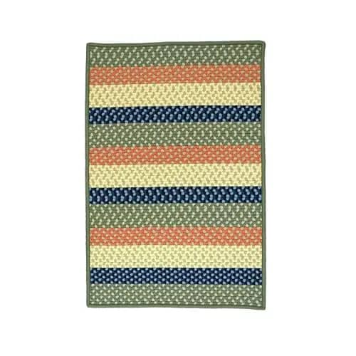 Colonial Mills Bercy Multi Stripe - Seaside Mix 8x11