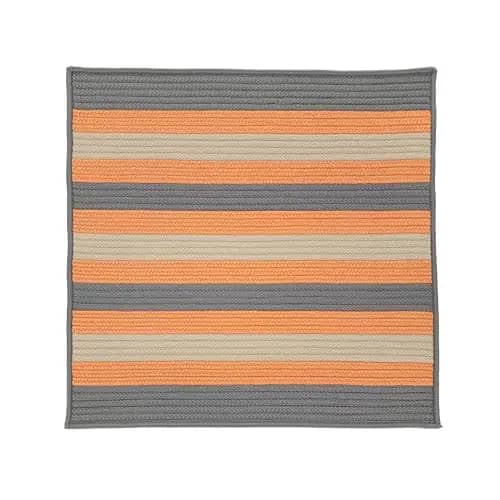 Colonial Mills St. Germain Stripe Square - Rusted Grey 9x9