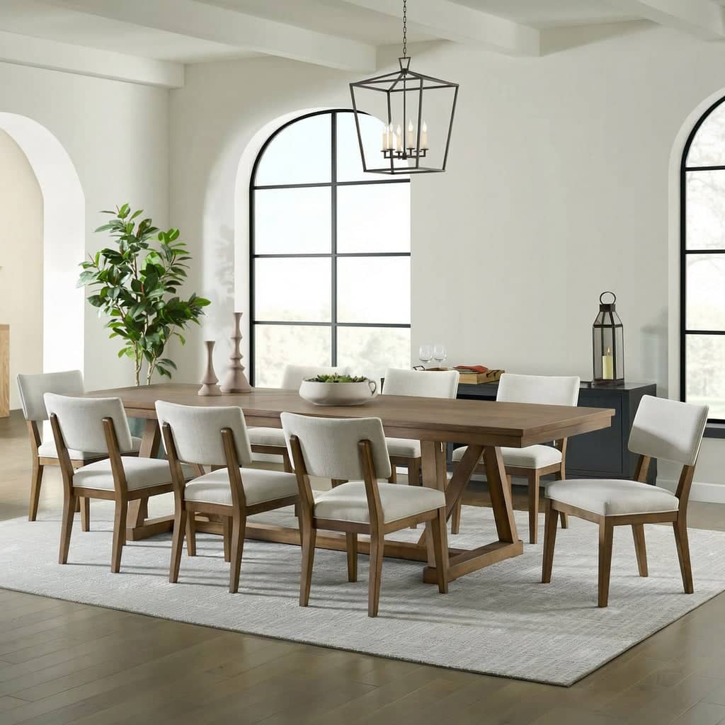 Mendocino Dining Table and 8 Chairs