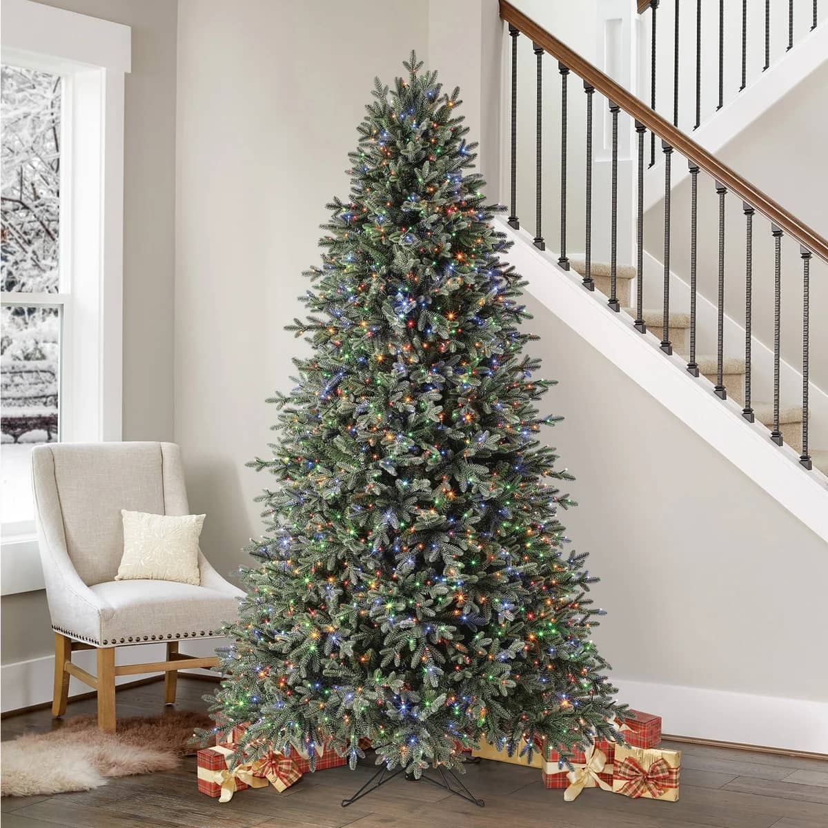 7.5ft Slim Radiant Micro LED Christmas Tree