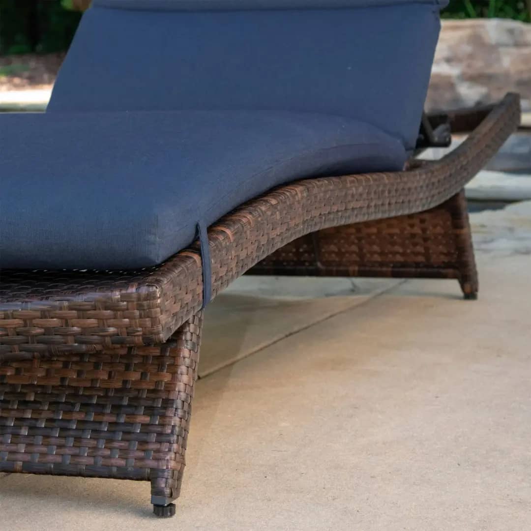Pk Ssn Blue Chaise Lounge