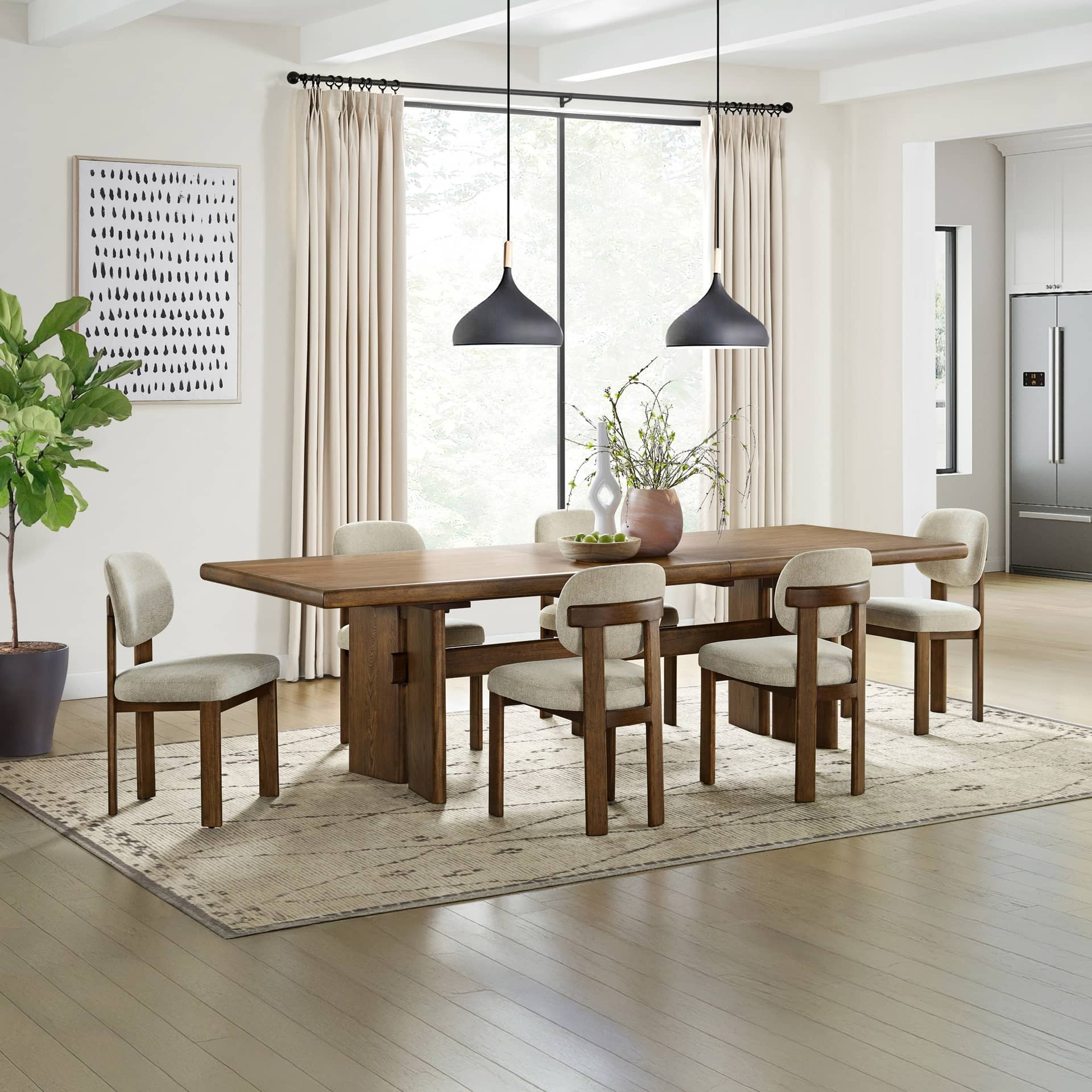 Trivoli Dining Table and 6 Chairs