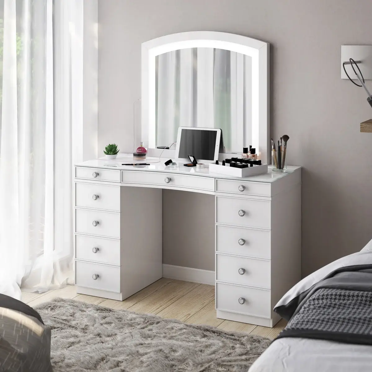 Tresanti Heidi Vanity Double Pedestal