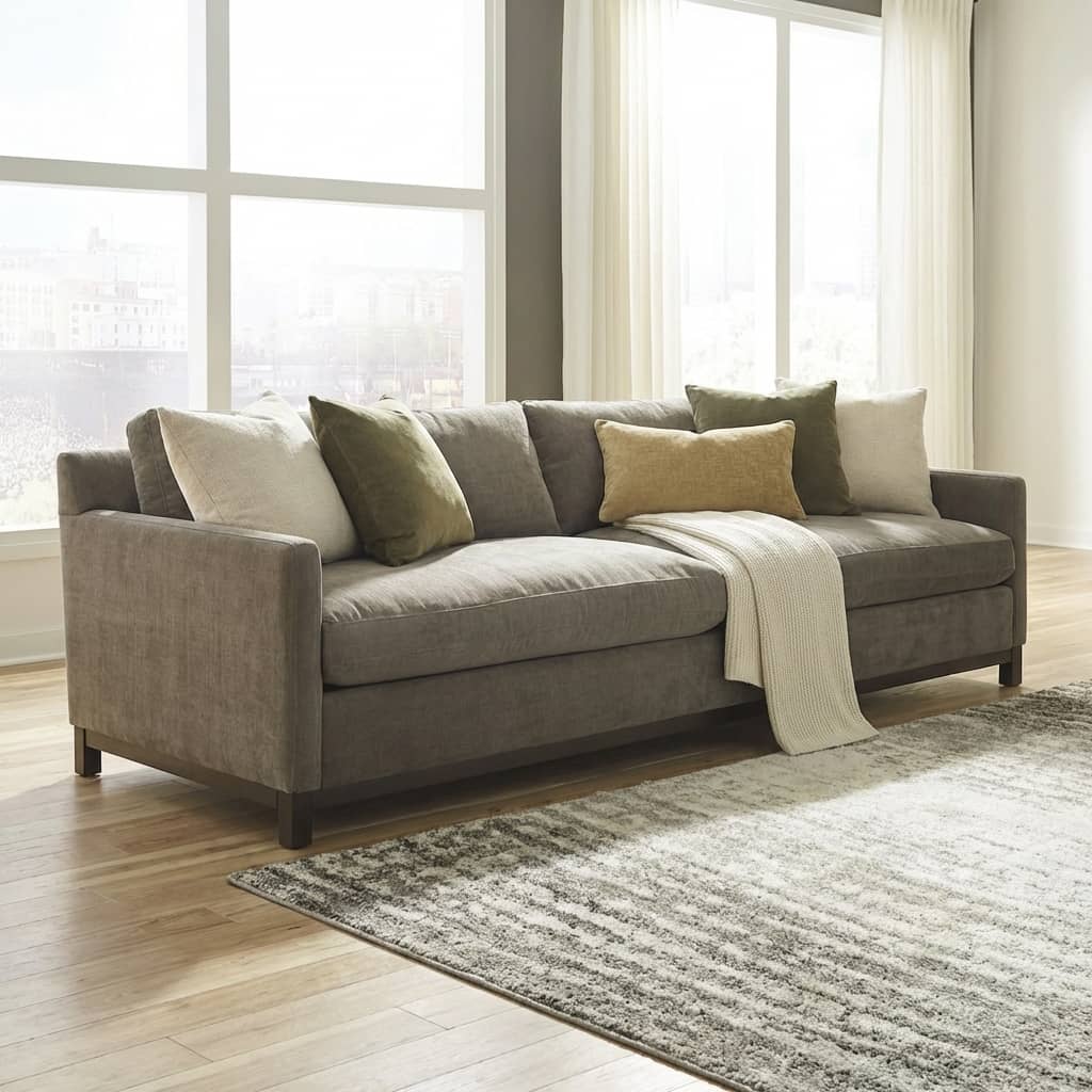 Signature Design by Ashley Zavalla Sofa – Green Gray