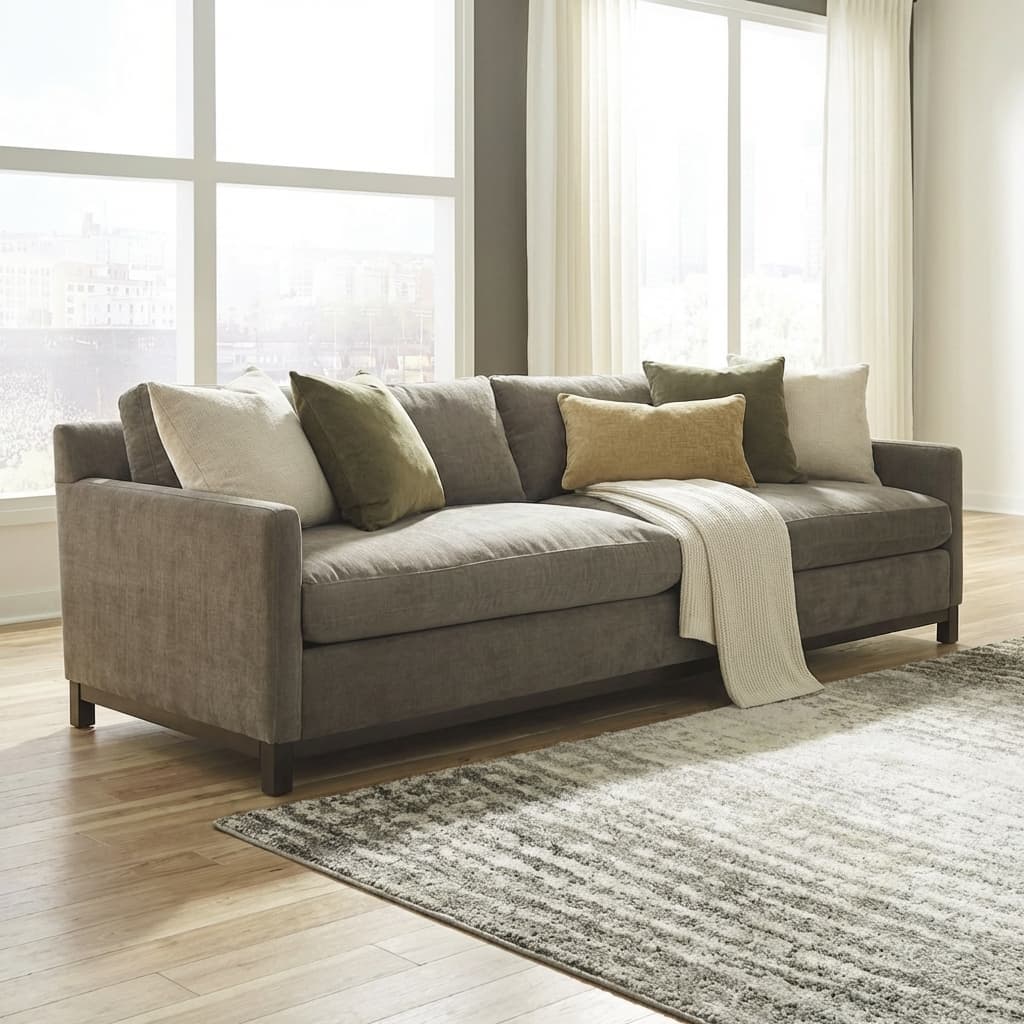 Signature Design by Ashley Zavalla Sofa – Green Gray
